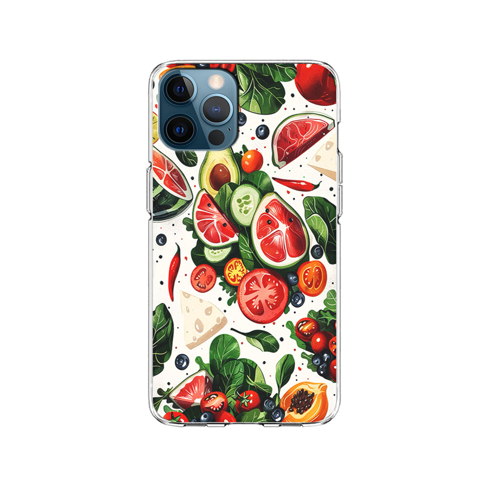 Fresh Organic Fruits and Vegetables iPhone 15 Pro Case