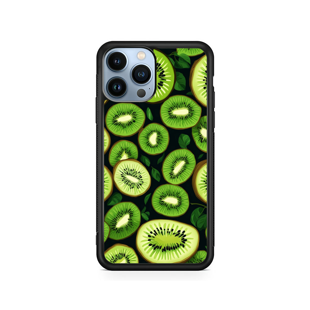 Fresh Organic Kiwi Fruit iPhone 14 Pro Case