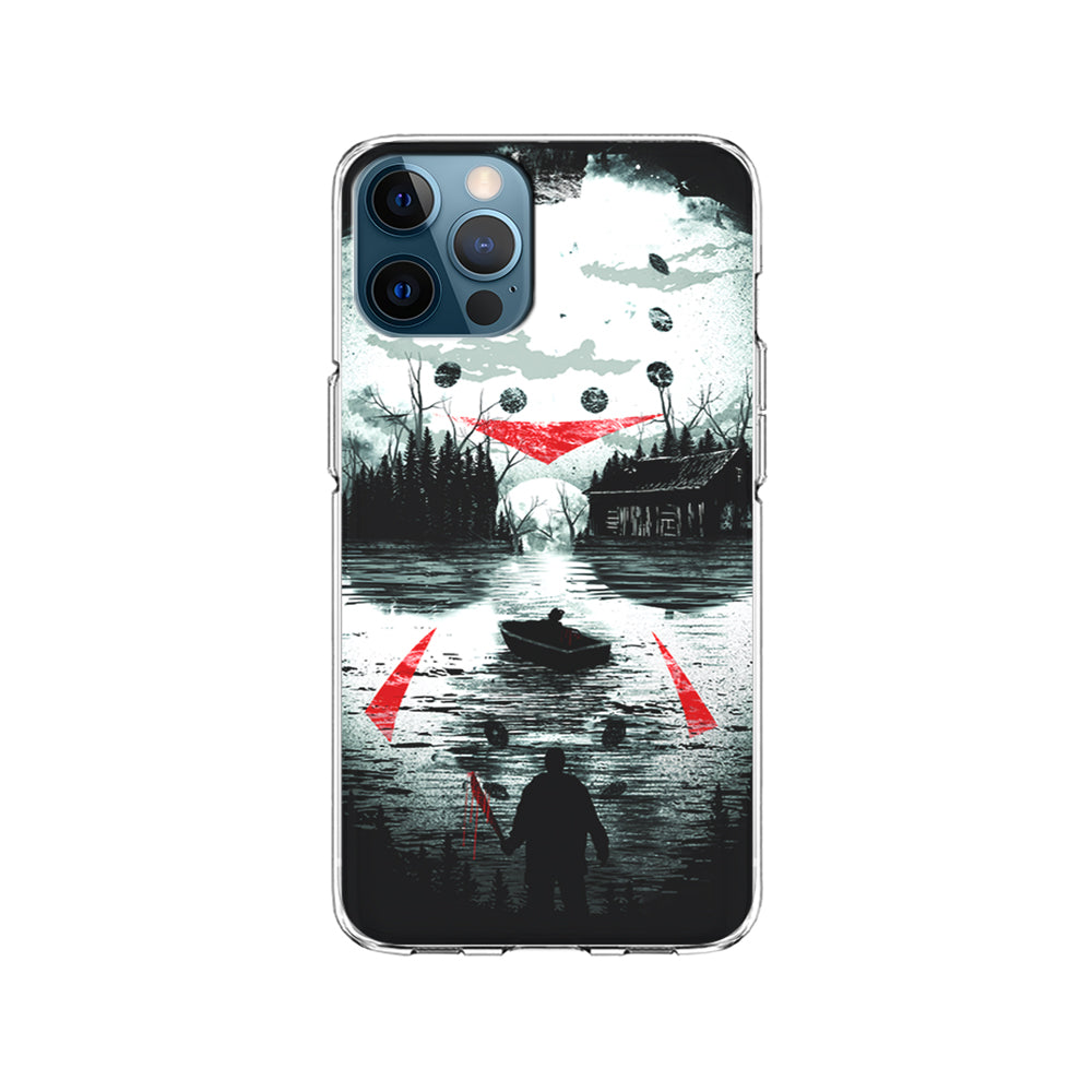 Friday the 13th Silhouette Mask iPhone 15 Pro Case