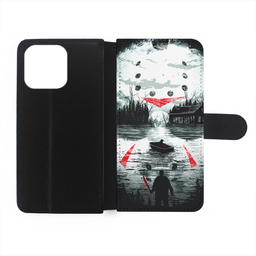 Friday the 13th Silhouette Mask iPhone 15 Plus Case