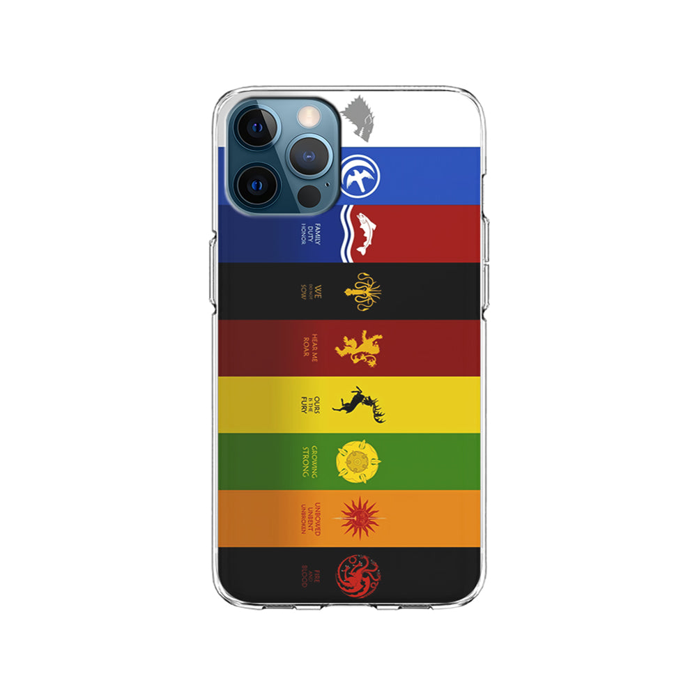 Game Of Thrones Flag Slogan iPhone 15 Pro Case