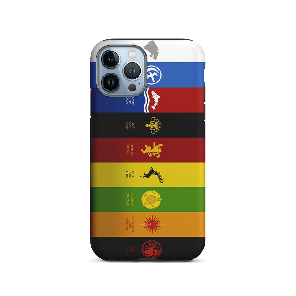 Game Of Thrones Flag Slogan iPhone 15 Pro Case