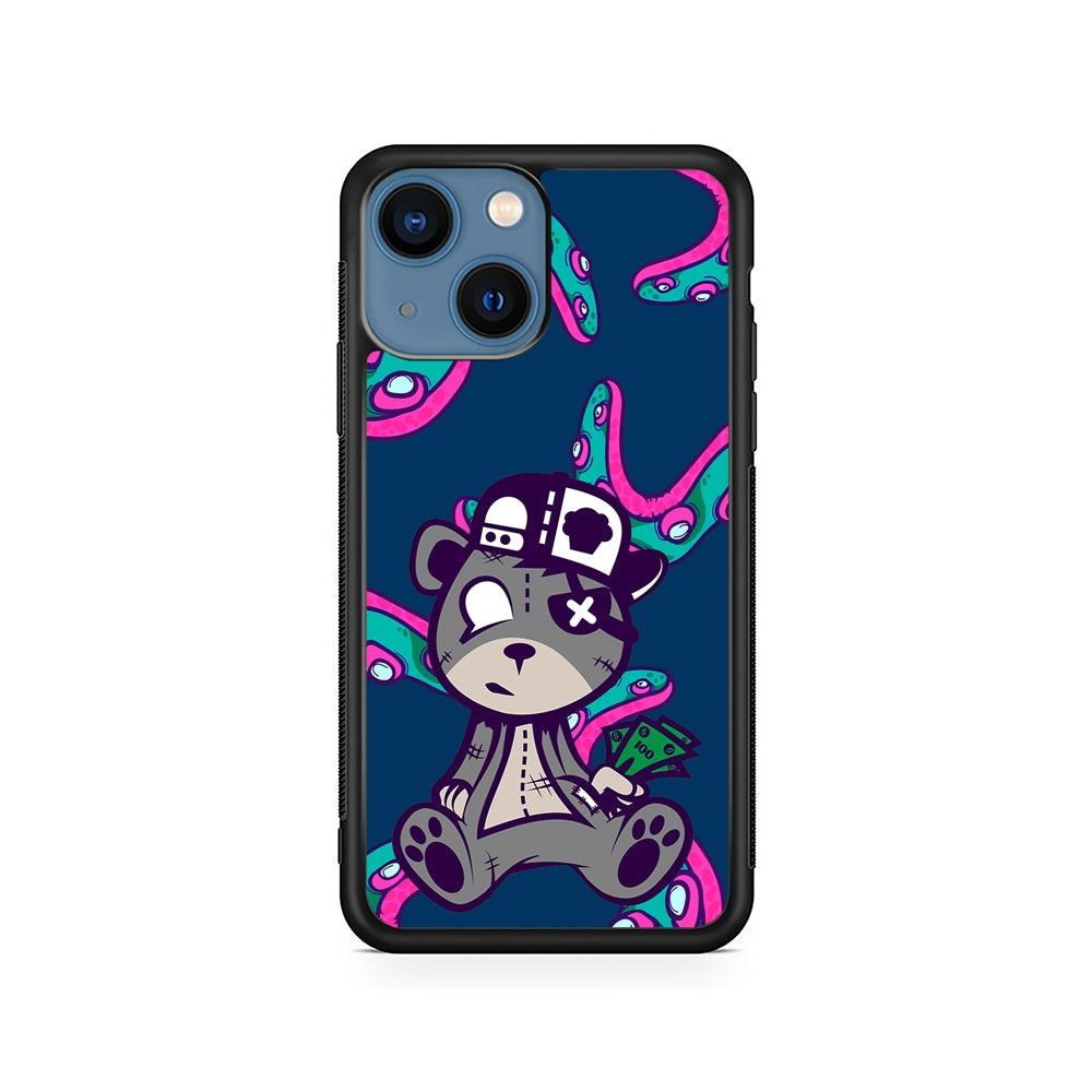 Gangsta Bear Need The Money iPhone 14 Case