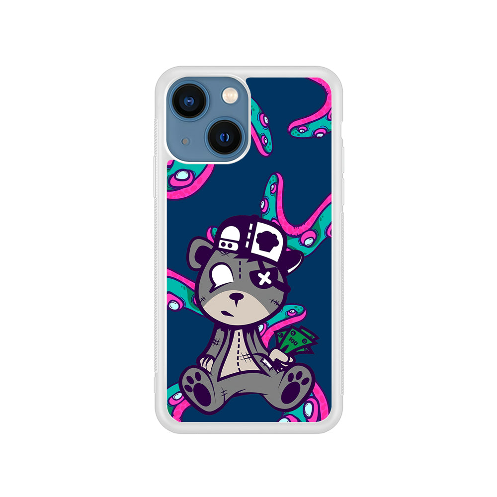 Gangsta Bear Need The Money iPhone 14 Case