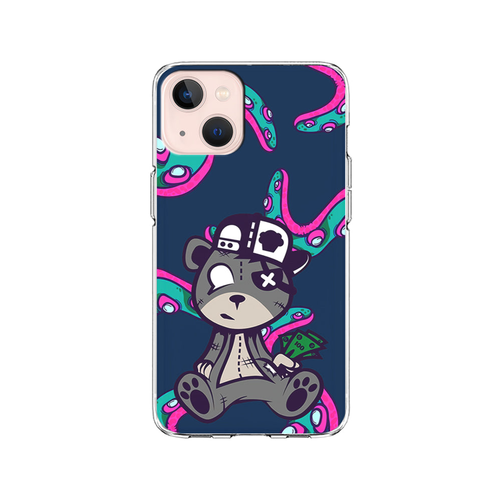 Gangsta Bear Need The Money iPhone 14 Case