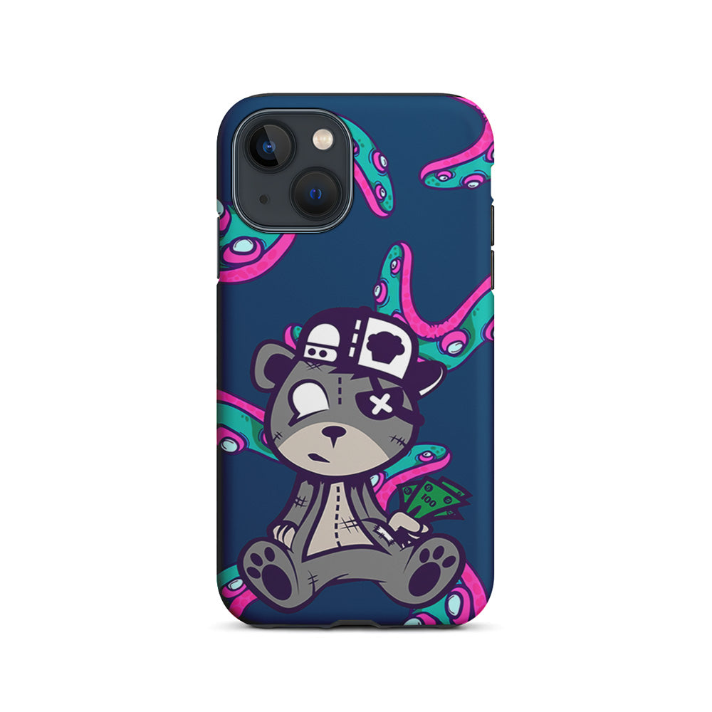 Gangsta Bear Need The Money iPhone 14 Case