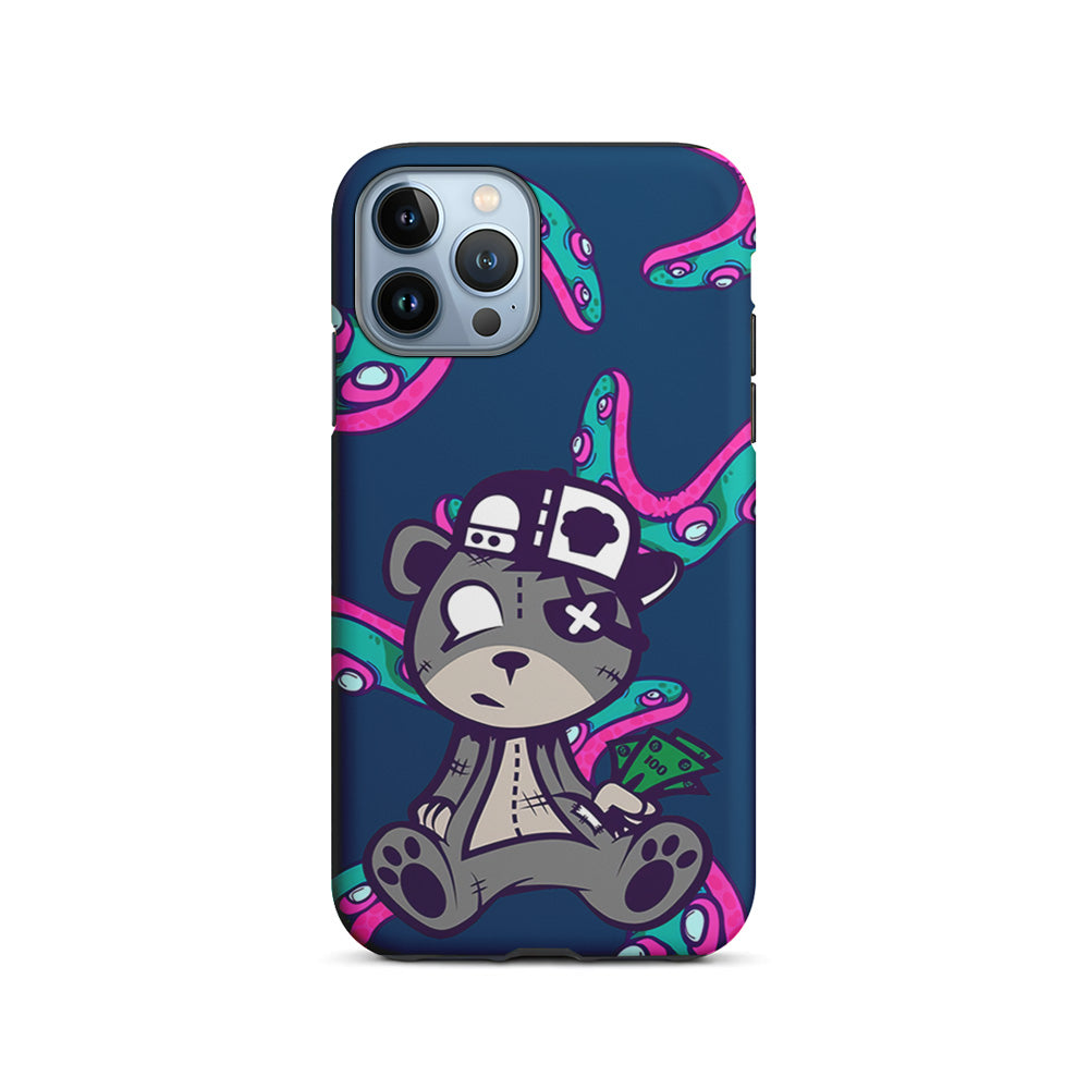 Gangsta Bear Need The Money iPhone 15 Pro Case