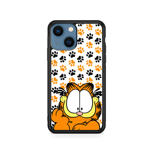 Garfield And His Footprints iPhone 15 Plus Case