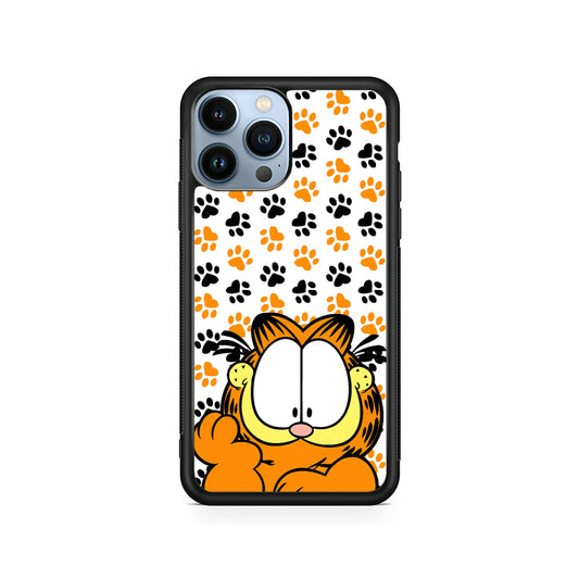 Garfield And His Footprints iPhone 15 Pro Case