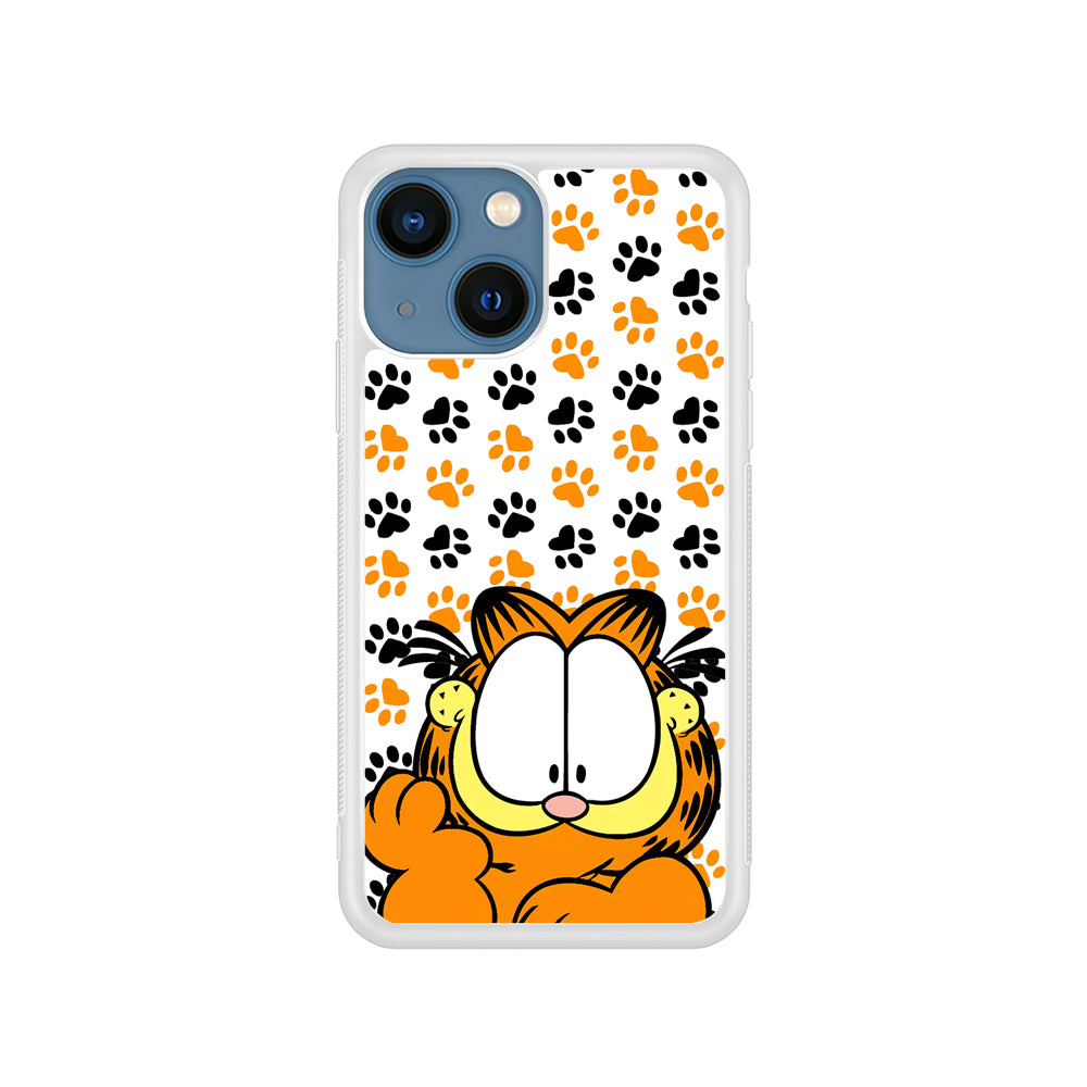 Garfield And His Footprints iPhone 15 Plus Case