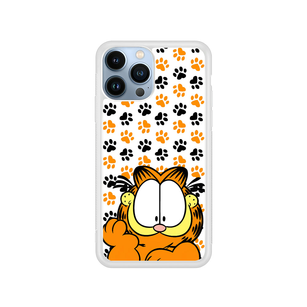 Garfield And His Footprints iPhone 15 Pro Case