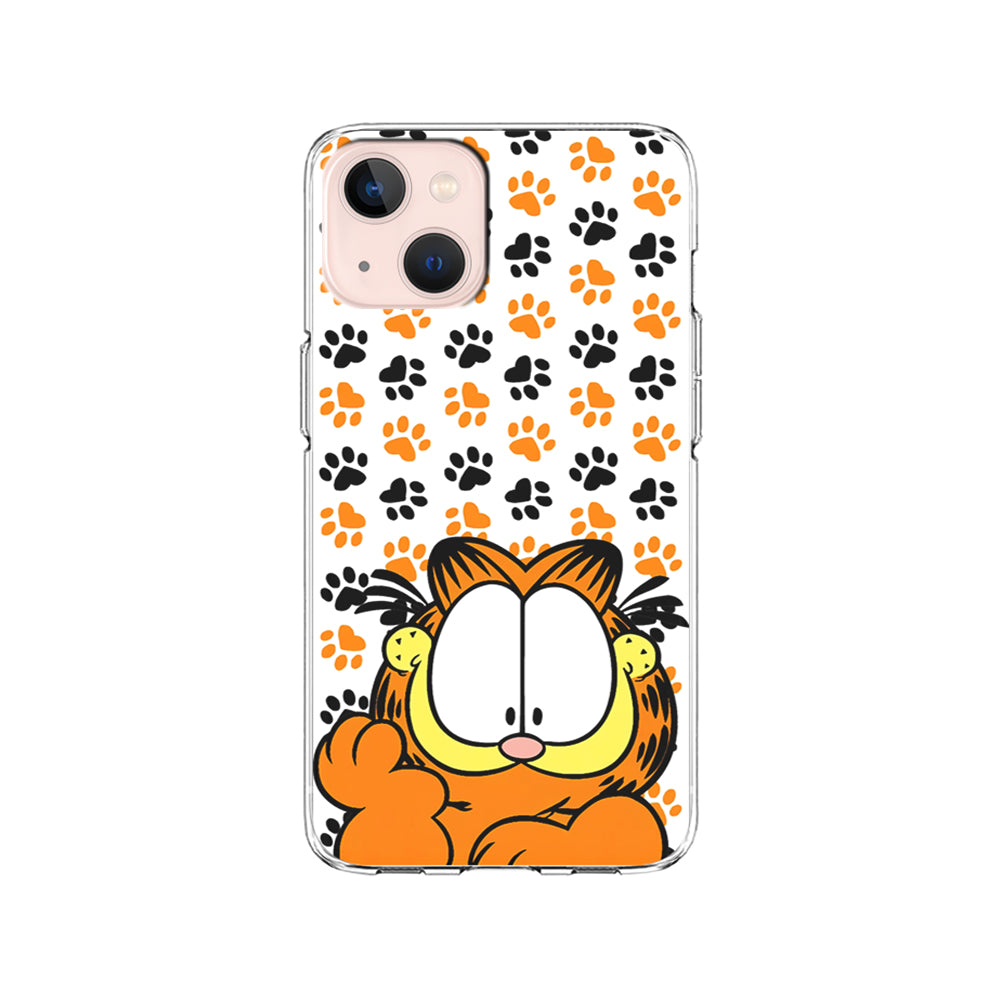 Garfield And His Footprints iPhone 15 Plus Case