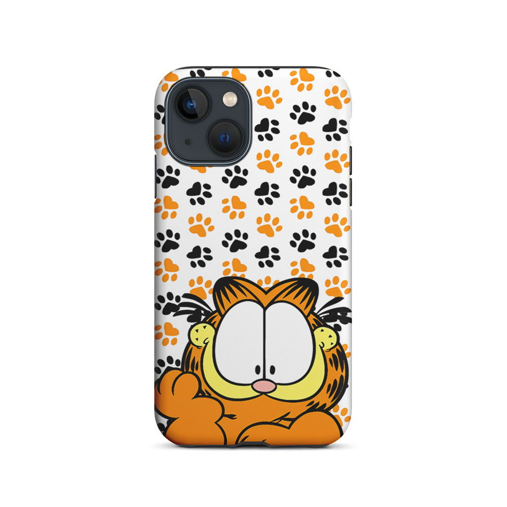 Garfield And His Footprints iPhone 15 Plus Case