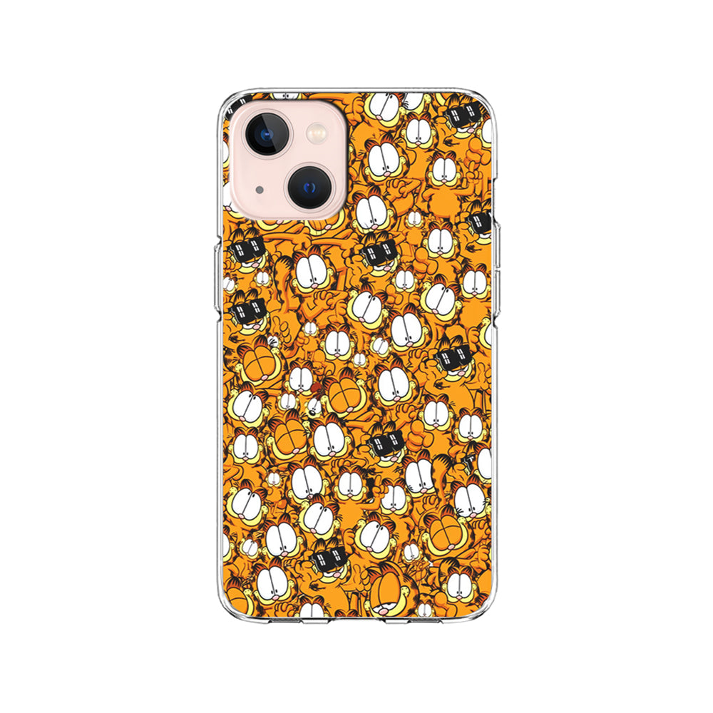 Garfield Cartoon Collage iPhone 15 Plus Case