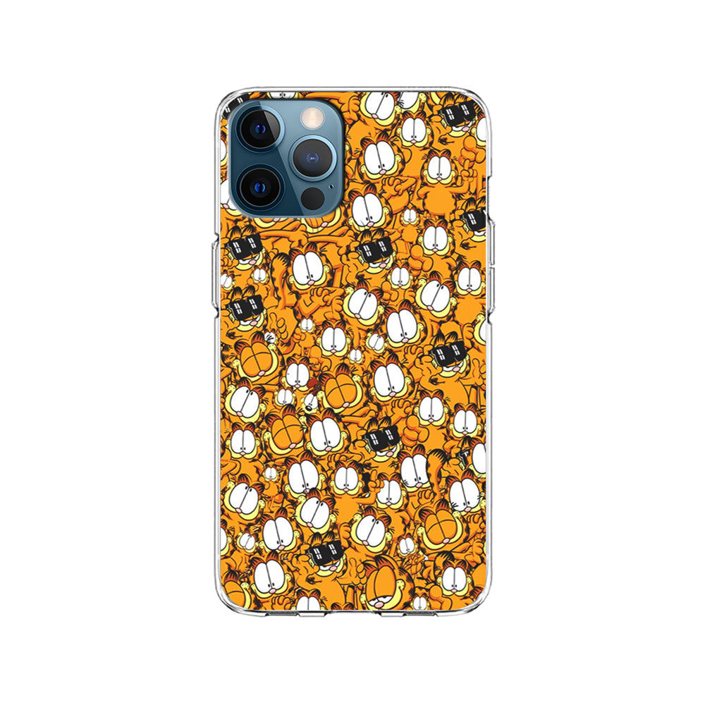 Garfield Cartoon Collage iPhone 15 Pro Case