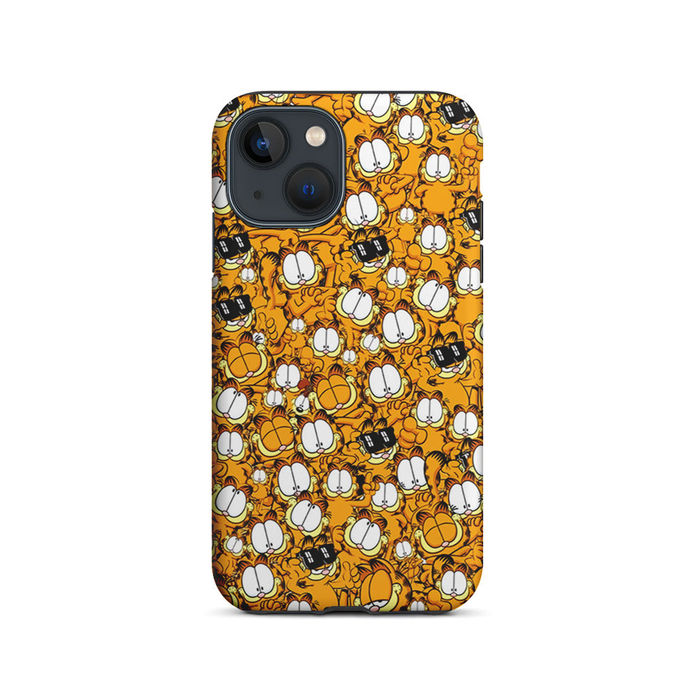 Garfield Cartoon Collage iPhone 15 Plus Case