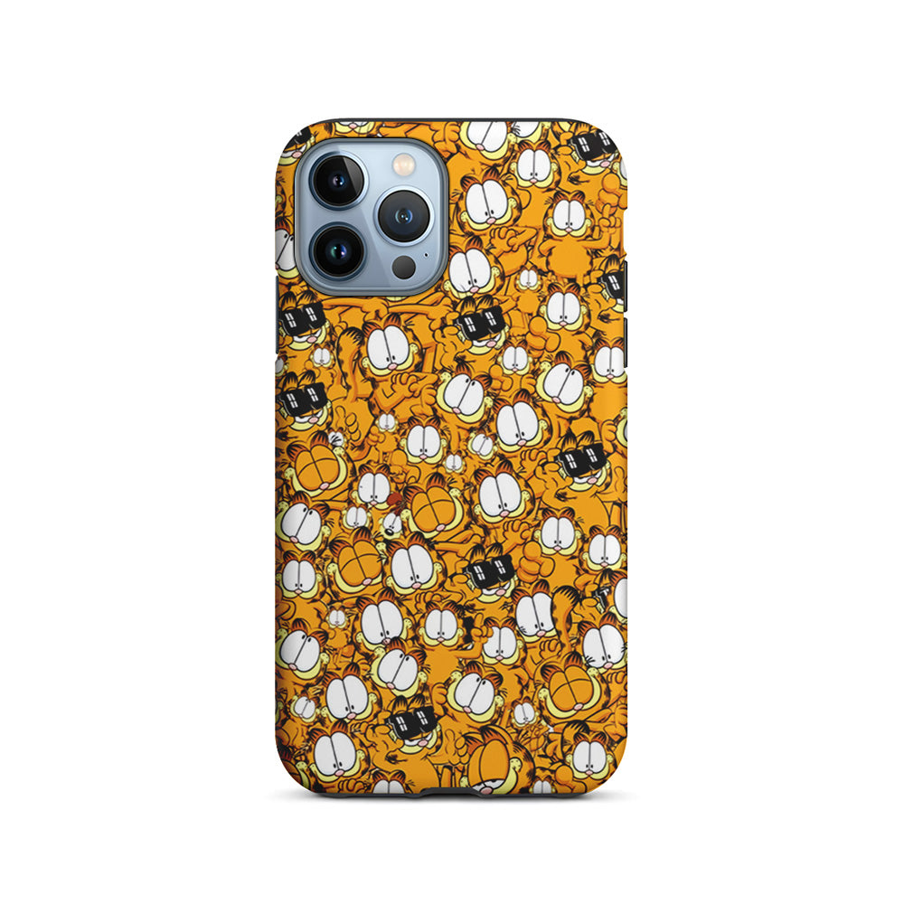 Garfield Cartoon Collage iPhone 15 Pro Case