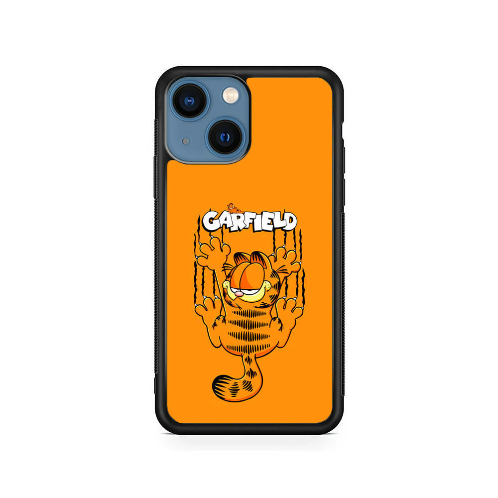 Garfield The Cat Scratch Wall iPhone 15 Plus Case