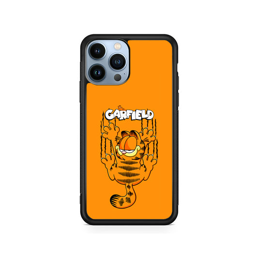 Garfield The Cat Scratch Wall iPhone 15 Pro Case