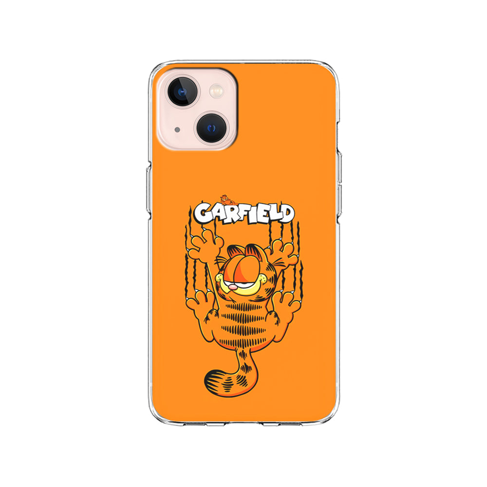 Garfield The Cat Scratch Wall iPhone 15 Plus Case