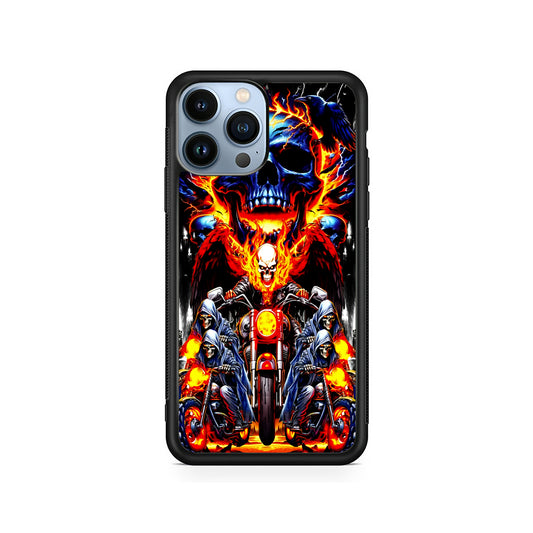 Ghost Rider and His Troops iPhone 15 Pro Case