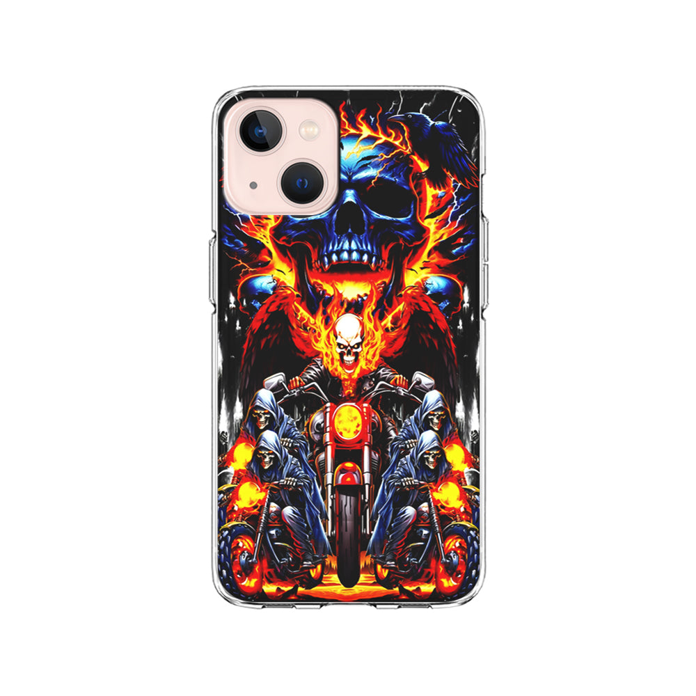 Ghost Rider and His Troops iPhone 15 Plus Case