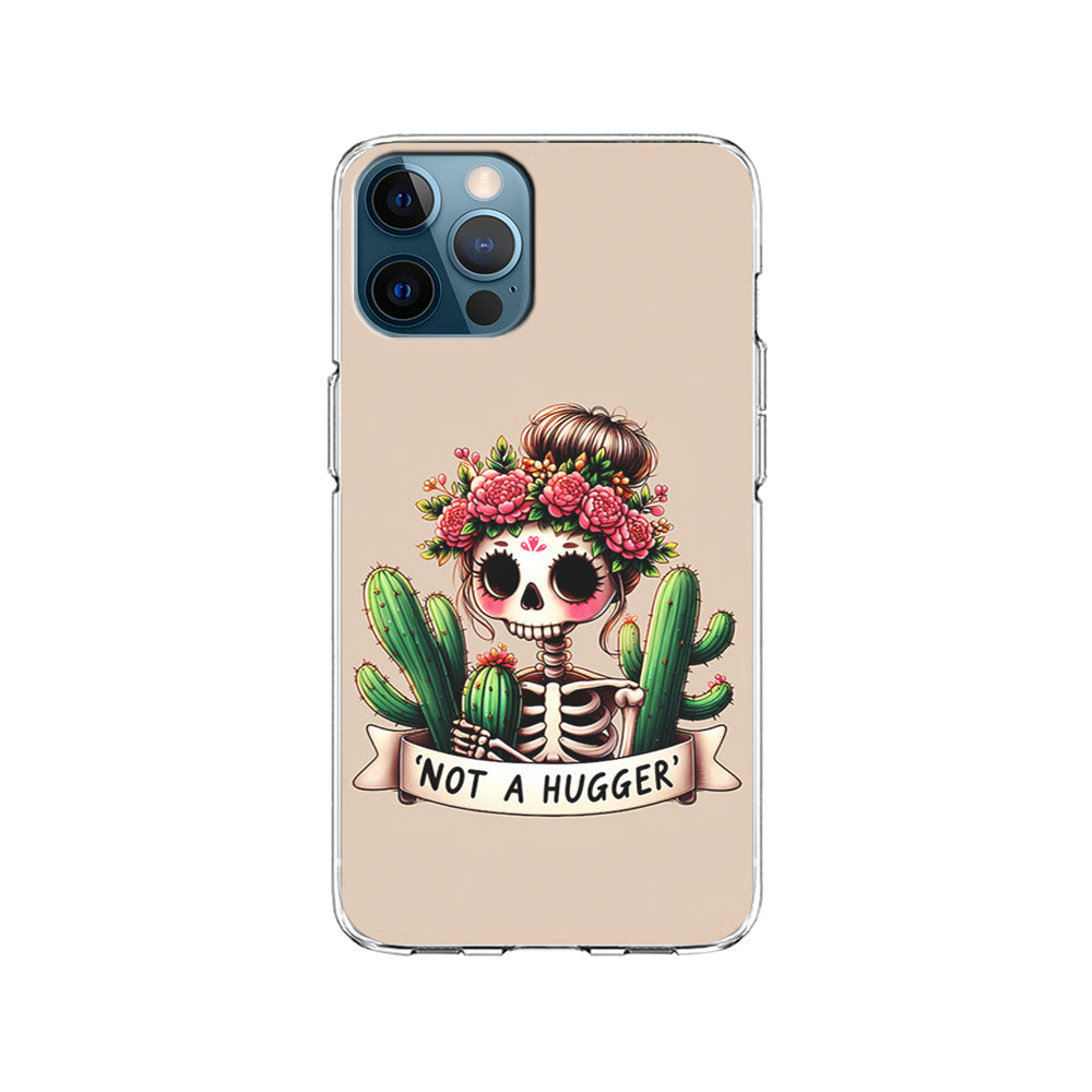 Girly Not A Hugger iPhone 15 Pro Case