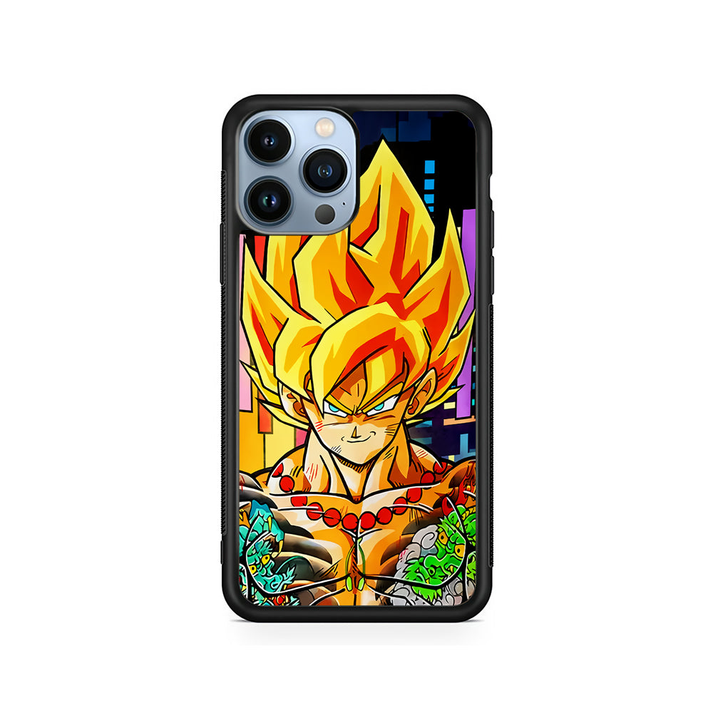 Goku Dragon Ball Z Yakuza iPhone 15 Pro Case