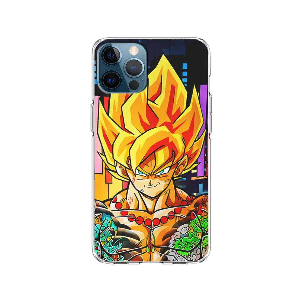 Goku Dragon Ball Z Yakuza iPhone 15 Pro Case