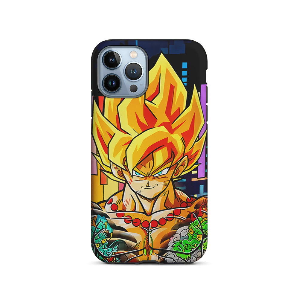 Goku Dragon Ball Z Yakuza iPhone 15 Pro Case