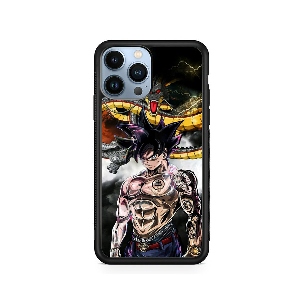 Goku X Shenron Dragon Ball Z iPhone 15 Pro Case