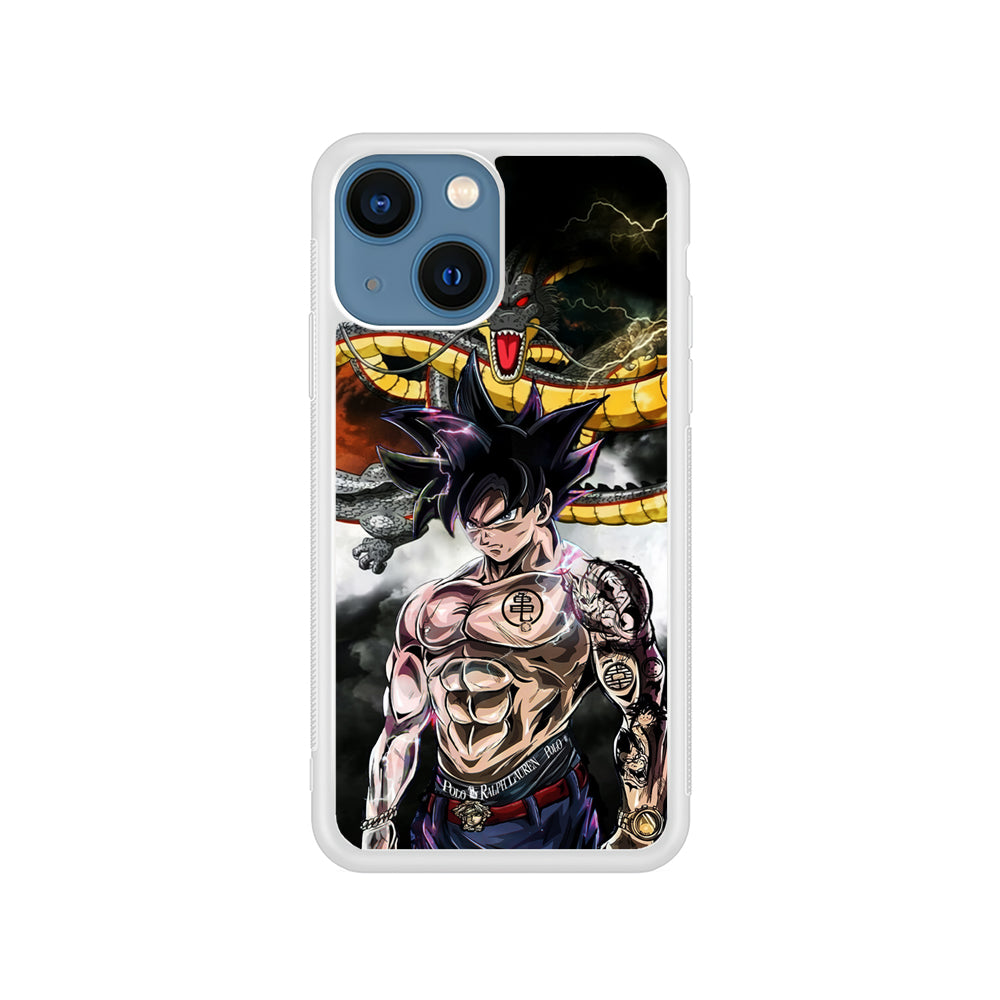 Goku X Shenron Dragon Ball Z iPhone 15 Plus Case