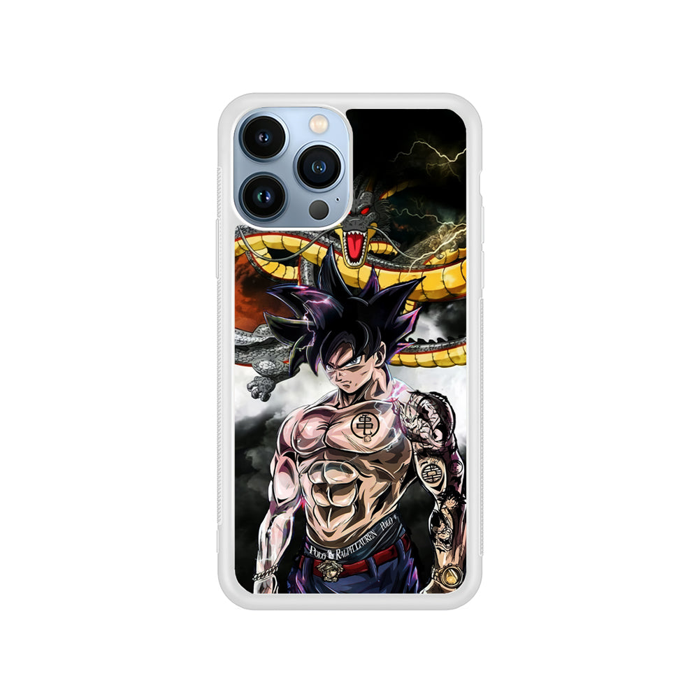 Goku X Shenron Dragon Ball Z iPhone 15 Pro Case