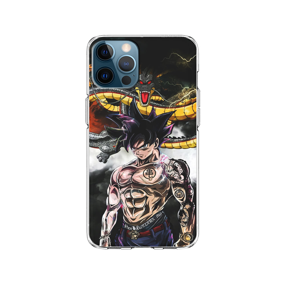 Goku X Shenron Dragon Ball Z iPhone 15 Pro Case