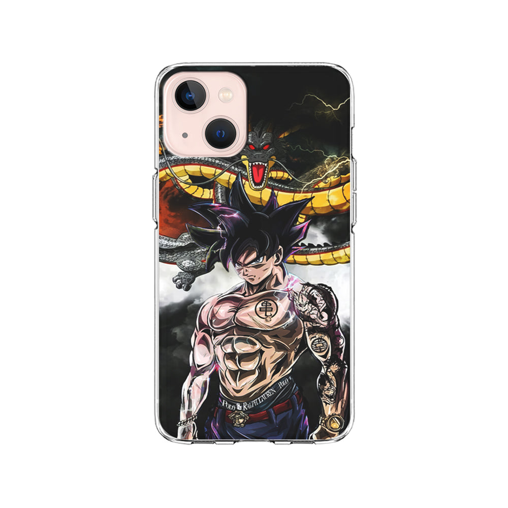 Goku X Shenron Dragon Ball Z iPhone 15 Plus Case