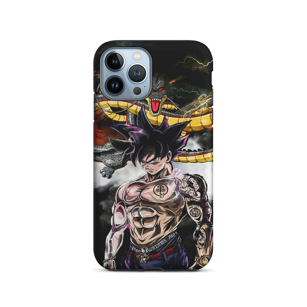 Goku X Shenron Dragon Ball Z iPhone 15 Pro Case