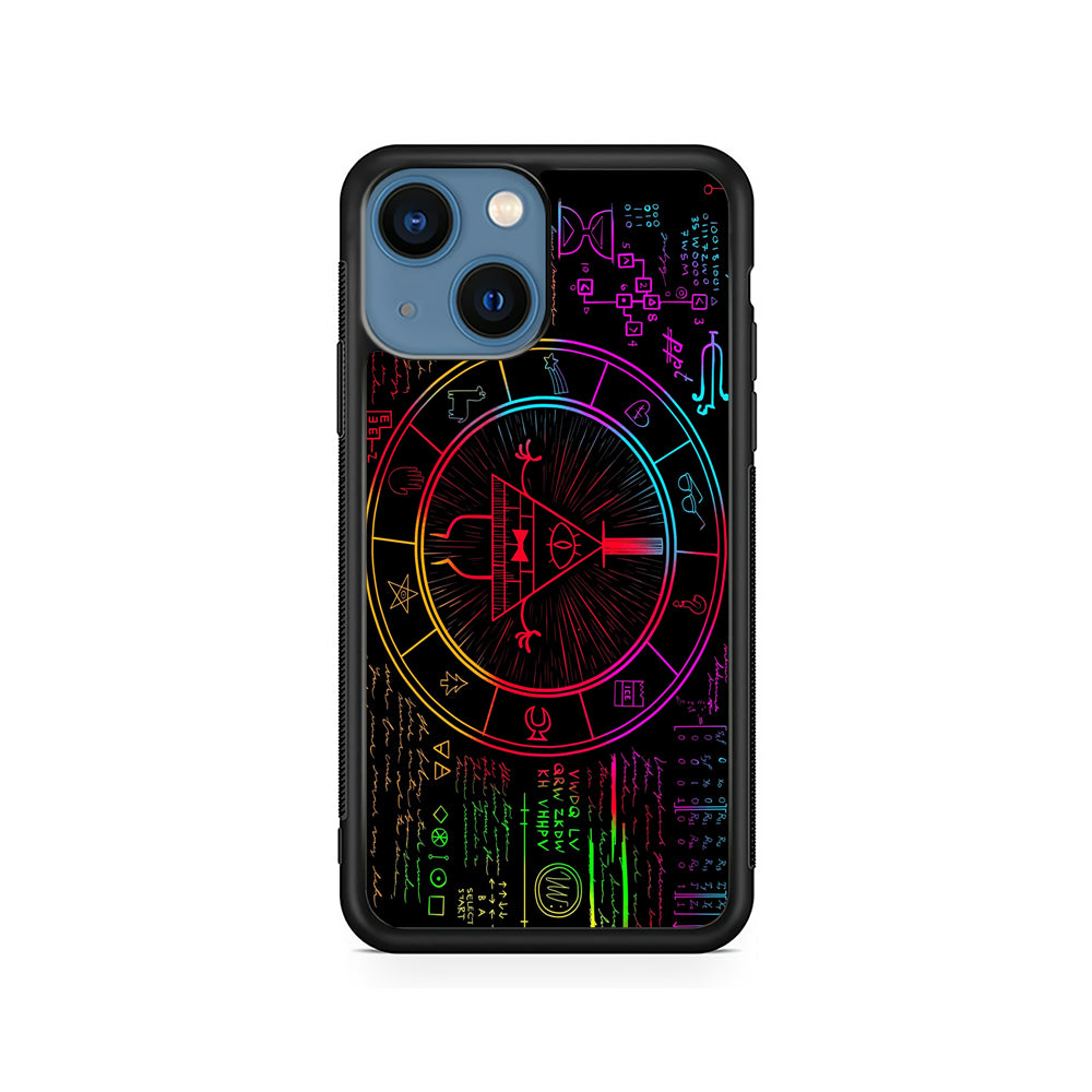 Gravity Falls Bill Cipher Colorful iPhone 14 Case