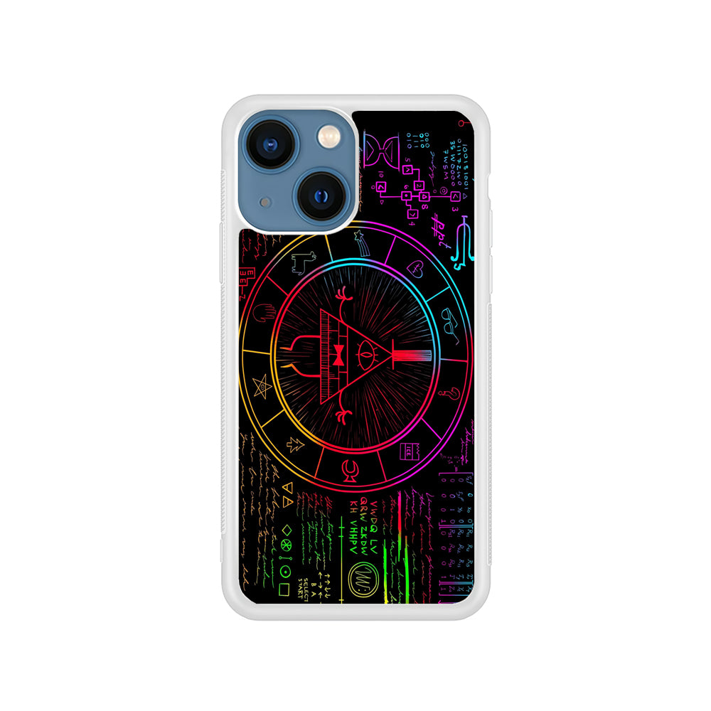 Gravity Falls Bill Cipher Colorful iPhone 14 Case