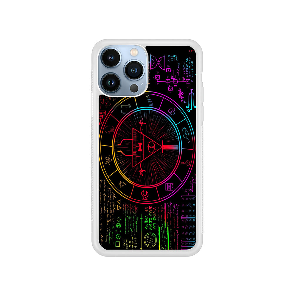 Gravity Falls Bill Cipher Colorful iPhone 15 Pro Case