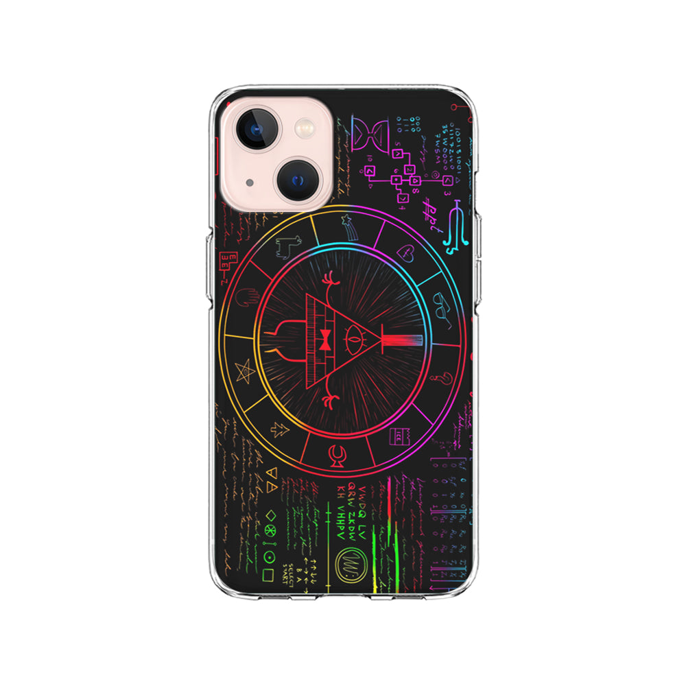 Gravity Falls Bill Cipher Colorful iPhone 14 Case