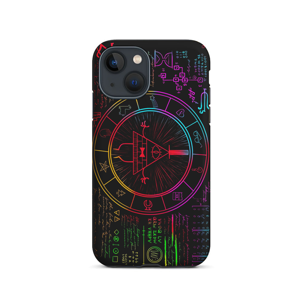 Gravity Falls Bill Cipher Colorful iPhone 14 Case