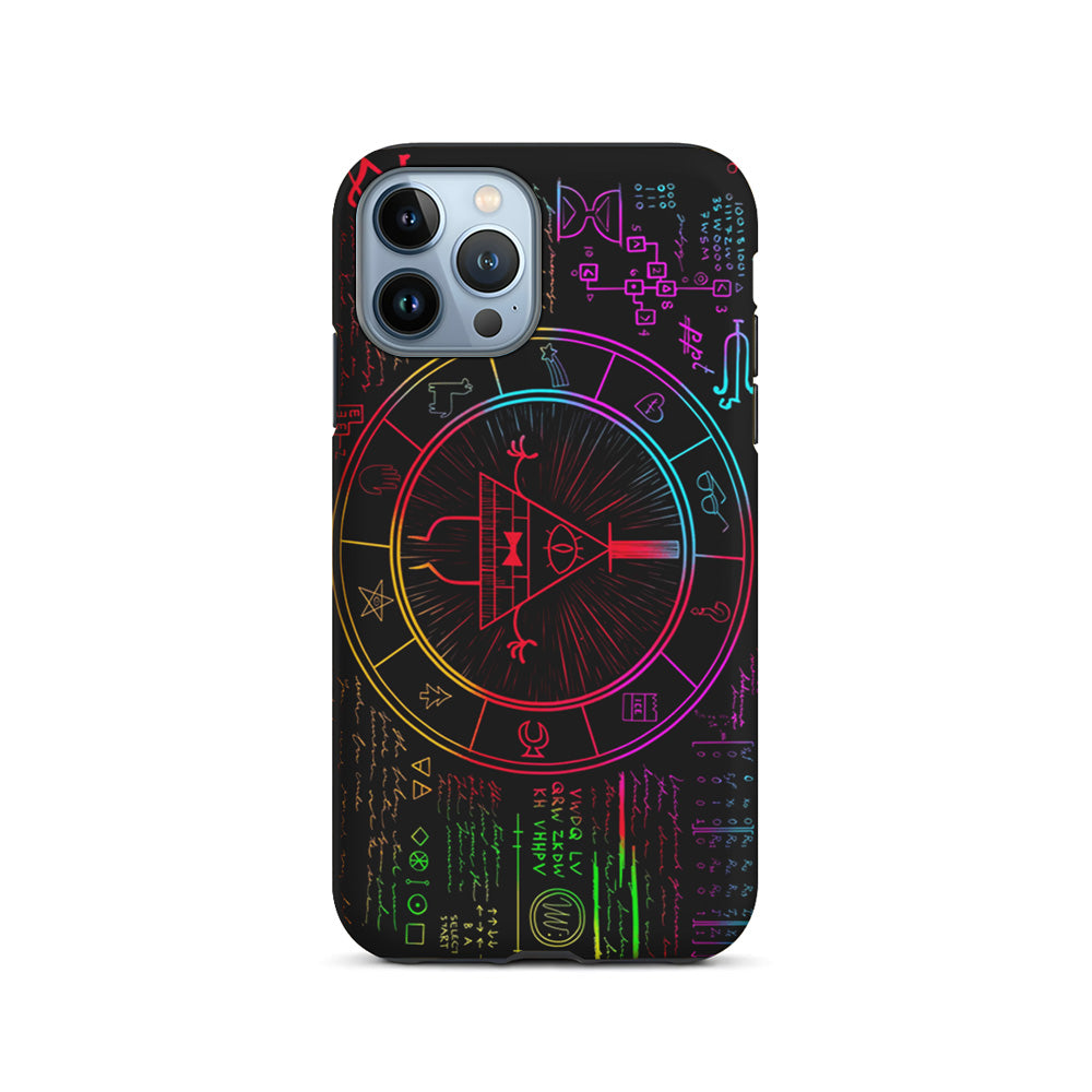 Gravity Falls Bill Cipher Colorful iPhone 15 Pro Case