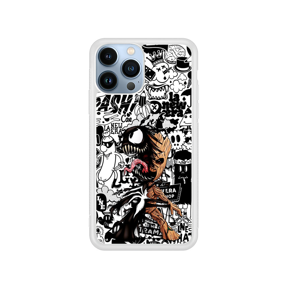 Groot x Venom Fusion Mode iPhone 15 Pro Case