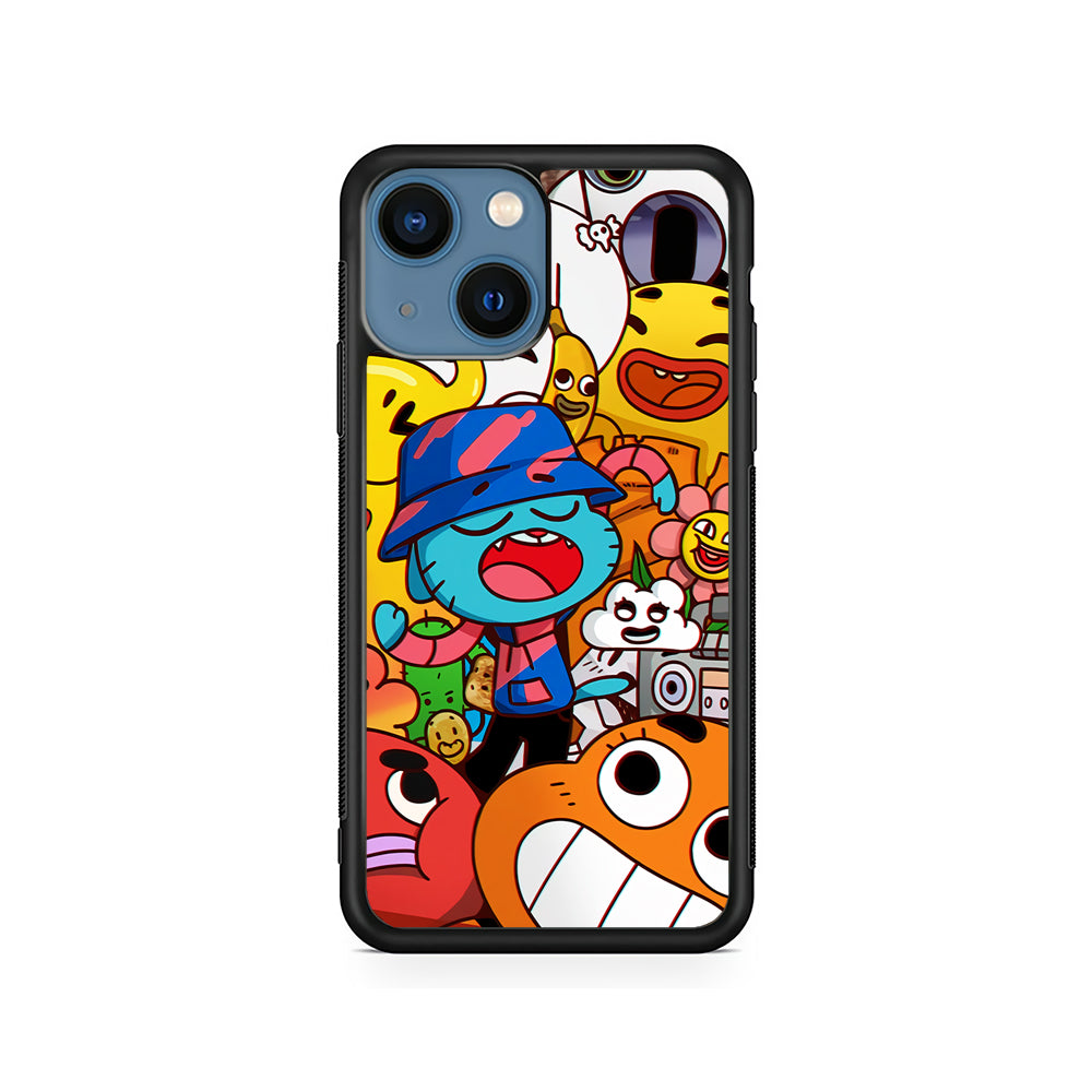 Gumball and Friends Doodle iPhone 14 Case