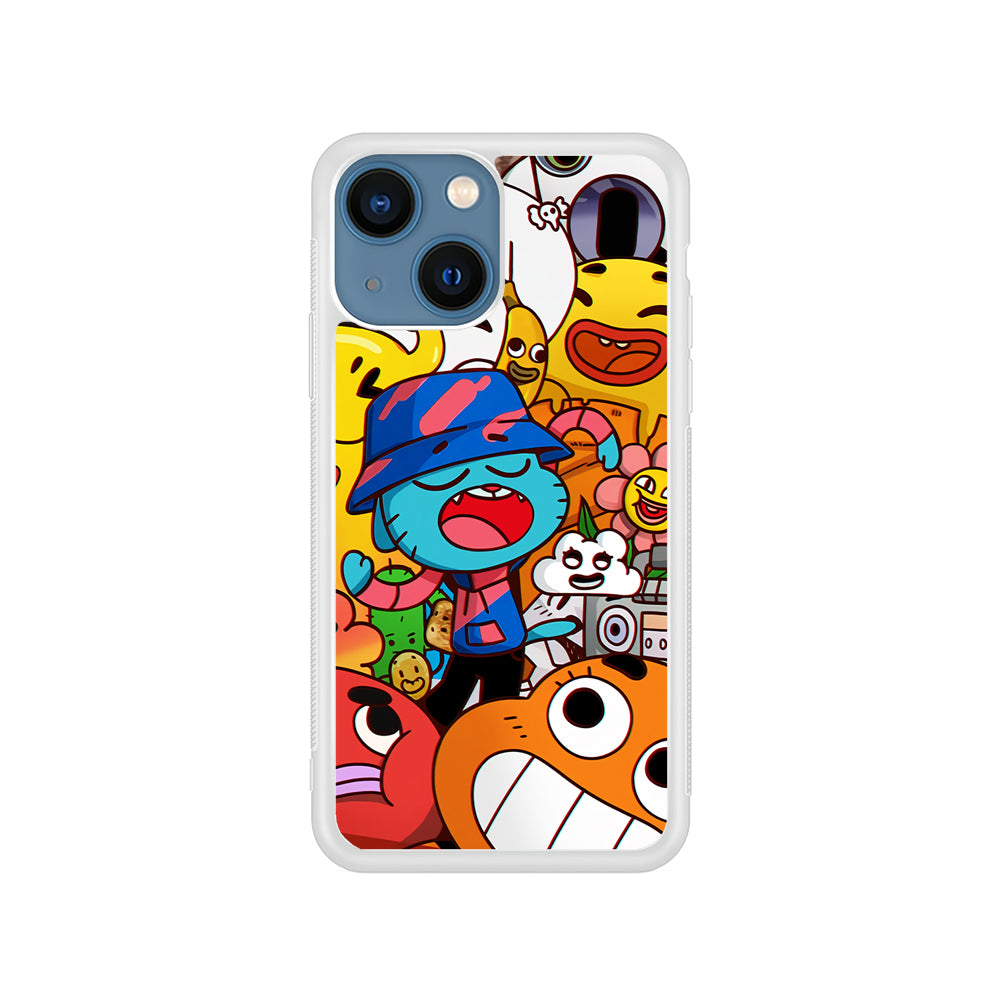 Gumball and Friends Doodle iPhone 14 Case