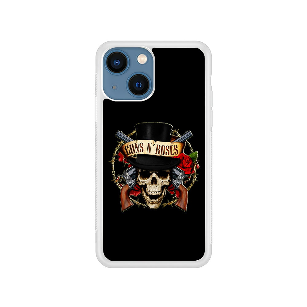 Guns N Roses Rock Skull iPhone 15 Plus Case