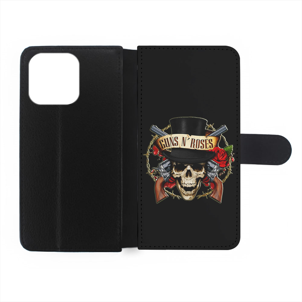 Guns N Roses Rock Skull iPhone 15 Pro Case