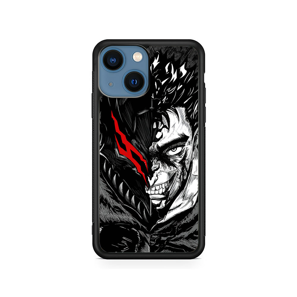 Guts Berserk Face iPhone 15 Plus Case