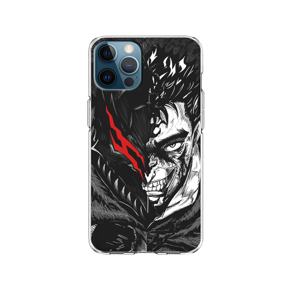 Guts Berserk Face iPhone 15 Pro Case