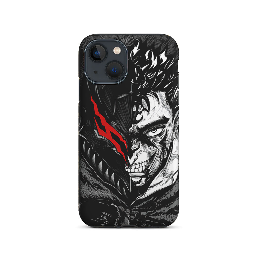 Guts Berserk Face iPhone 15 Plus Case